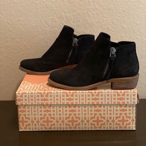 Gianni Bini A-Lister Double Zip Leather Bootie